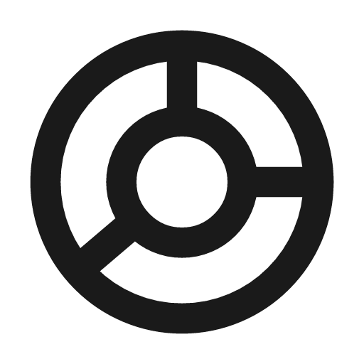 Chart donut 3 icon, line style, from Tabler Icons