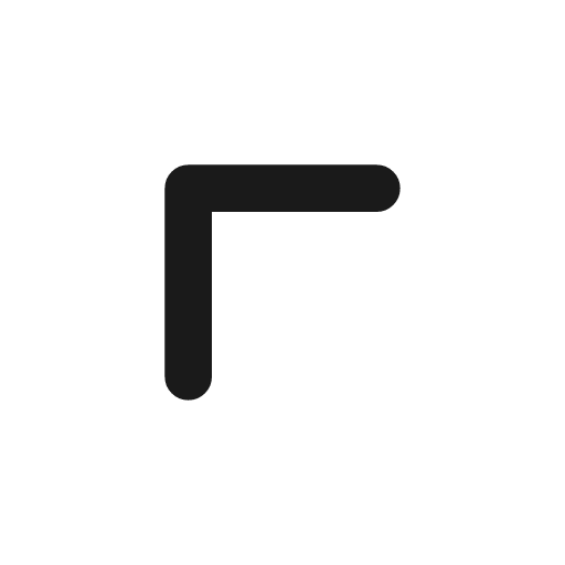 Chevron up left icon, line style, from Tabler Icons