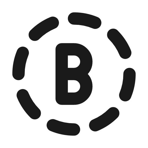 Circle dashed letter b icon, line style, from Tabler Icons