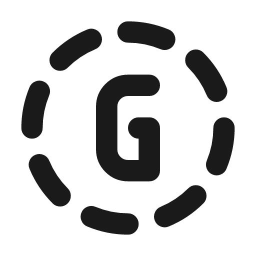 Circle dashed letter g icon, line style, from Tabler Icons