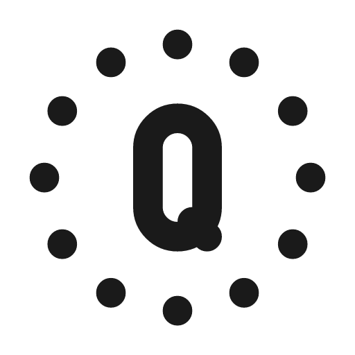Circle dotted letter q icon, line style, from Tabler Icons