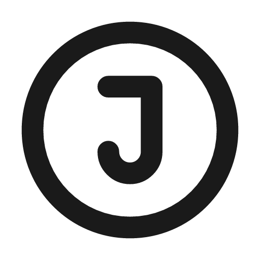 Circle letter j icon, line style, from Tabler Icons