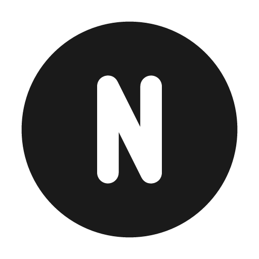 Circle letter n filled icon, filled style, from Tabler Icons