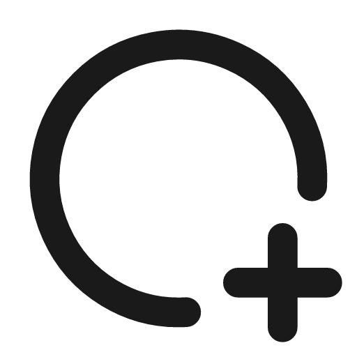 Circle plus 2 icon, line style, from Tabler Icons