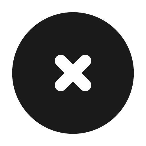 Circle x filled icon, filled style, from Tabler Icons