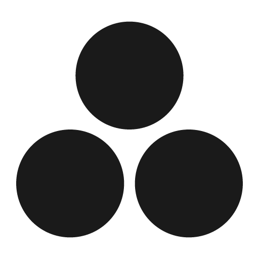 Circles filled icon, filled style, from Tabler Icons