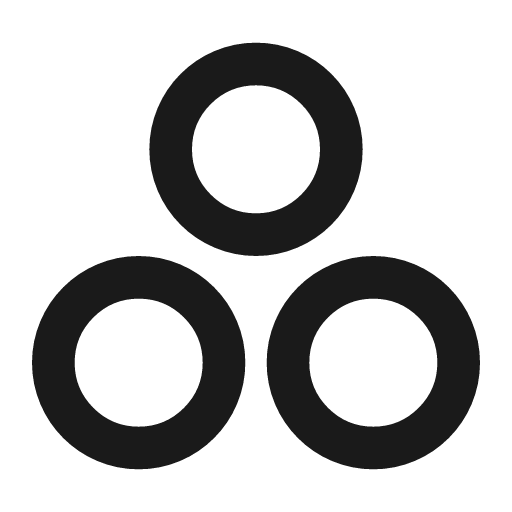 Circles icon, line style, from Tabler Icons