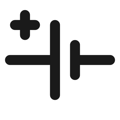 Circuit cell plus icon, line style, from Tabler Icons