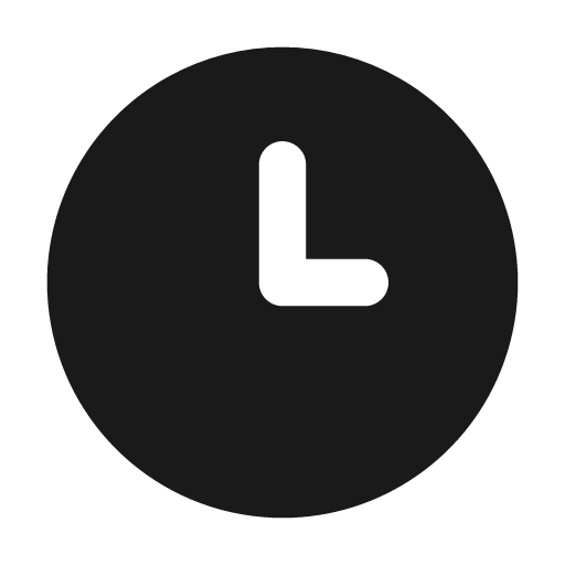 Clock hour 3 filled icon, filled style, from Tabler Icons