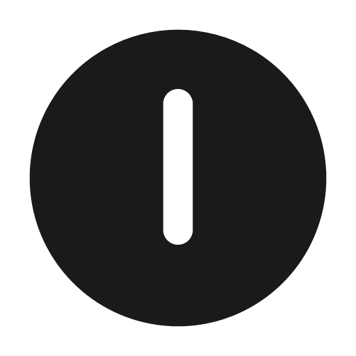 Clock hour 6 filled icon, filled style, from Tabler Icons