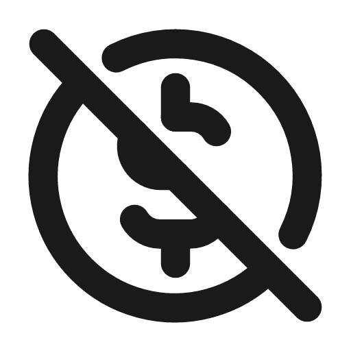 Coin off icon, line style, from Tabler Icons