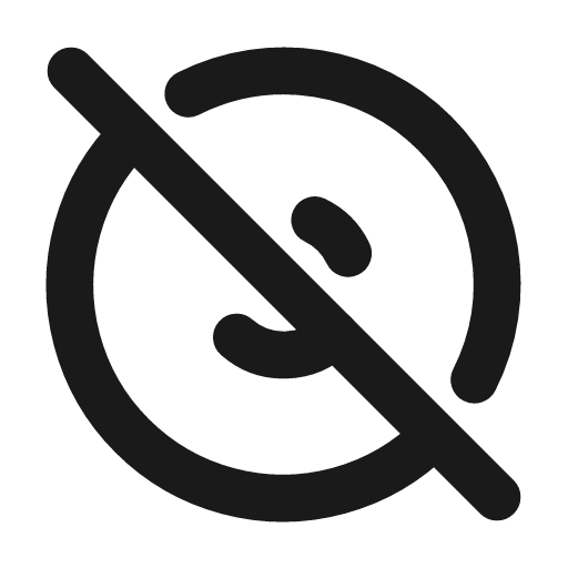 Copyleft off icon, line style, from Tabler Icons