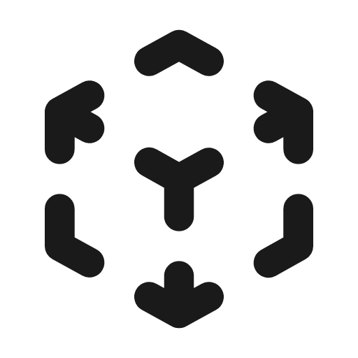 Cube 3d sphere icon, line style, from Tabler Icons