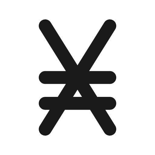 Currency nano icon, line style, from Tabler Icons