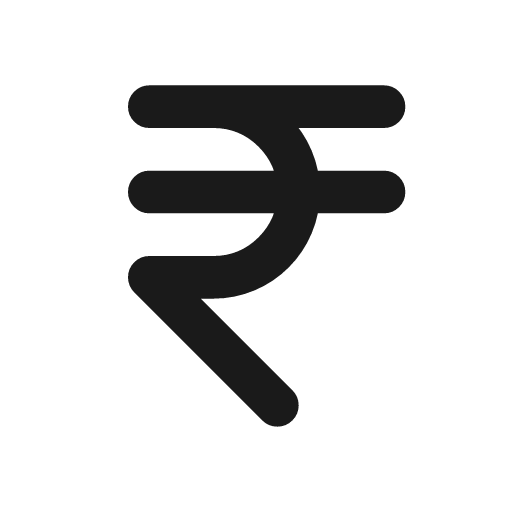 Currency rupee icon, line style, from Tabler Icons