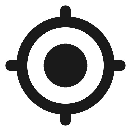 Current location filled icon, filled style, from Tabler Icons