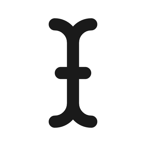 Cursor text icon, line style, from Tabler Icons