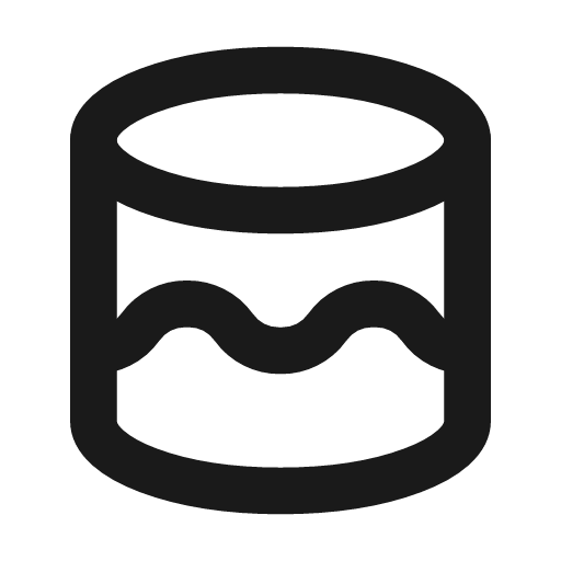 Database leak icon, line style, from Tabler Icons