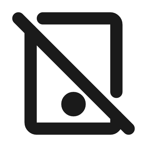 Device tablet off icon, line style, from Tabler Icons