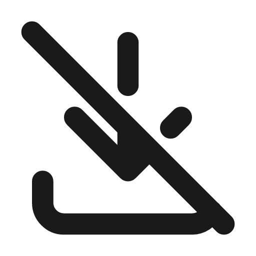 Download off icon, line style, from Tabler Icons