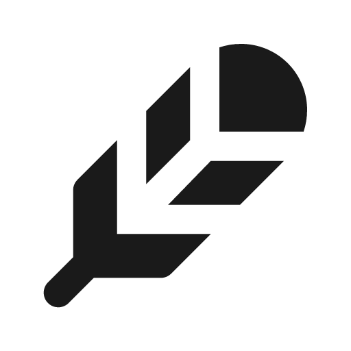 Feather filled icon, filled style, from Tabler Icons