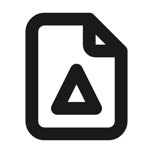 File delta icon, line style, from Tabler Icons