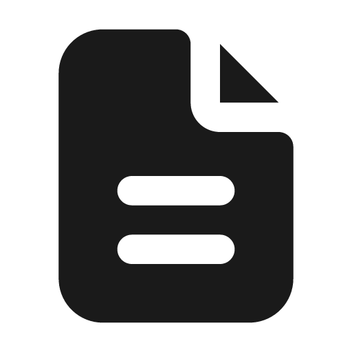 File description filled icon, filled style, from Tabler Icons