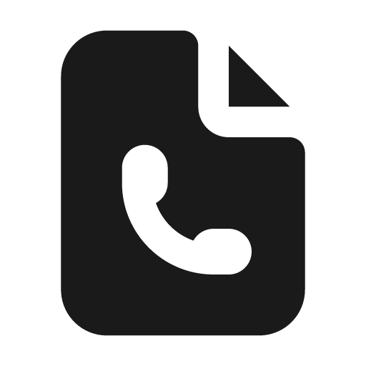 File phone filled icon, filled style, from Tabler Icons