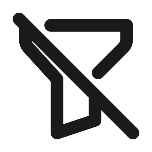Filter off icon, line style, from Tabler Icons