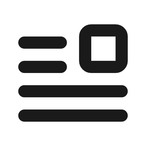 Float right icon, line style, from Tabler Icons