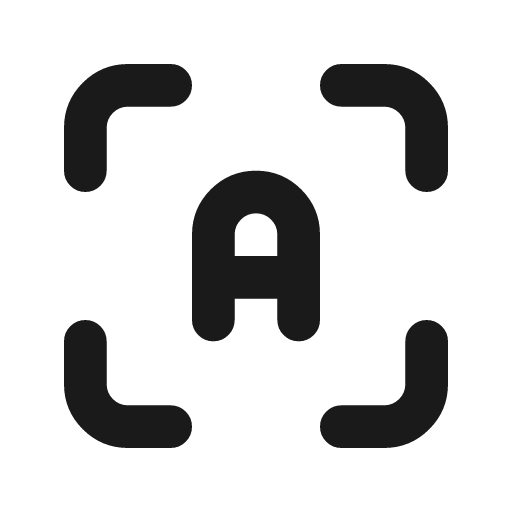 Focus auto icon, line style, from Tabler Icons