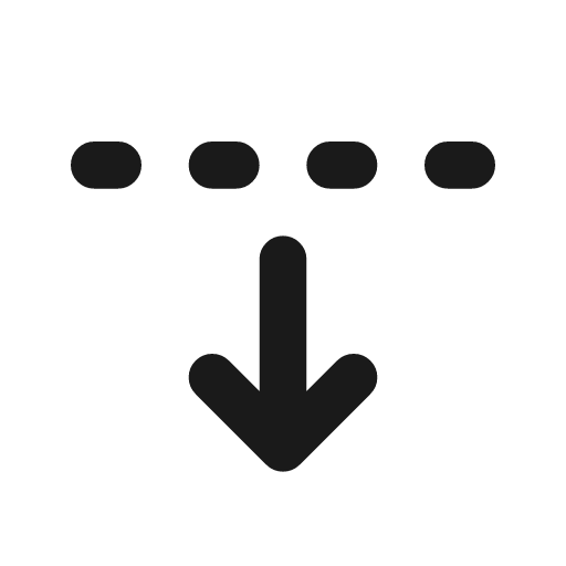 Fold down icon, line style, from Tabler Icons