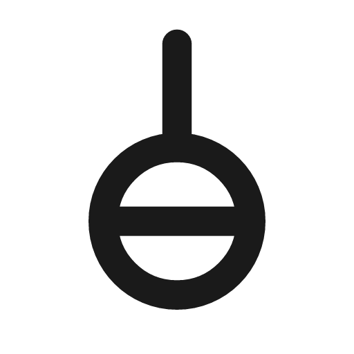 Gender genderless icon, line style, from Tabler Icons