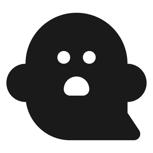 Ghost 2 filled icon, filled style, from Tabler Icons
