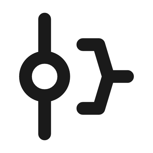 Git cherry pick icon, line style, from Tabler Icons