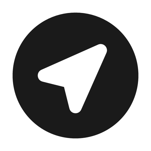 Gps filled icon, filled style, from Tabler Icons