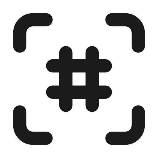 Grid scan icon, line style, from Tabler Icons
