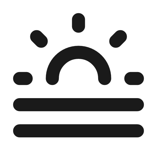 Haze icon, line style, from Tabler Icons