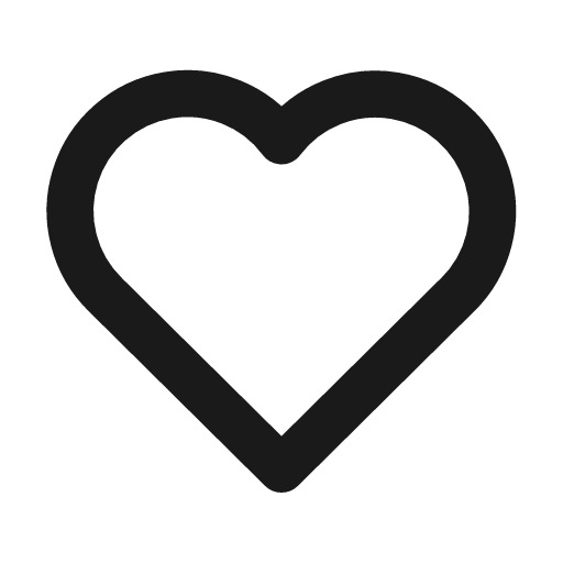 Heart icon, line style, from Tabler Icons