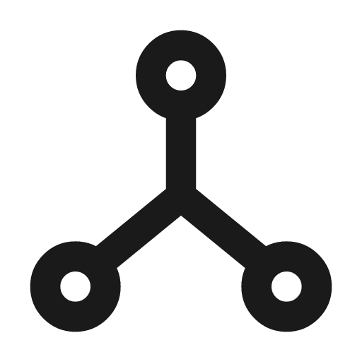 Hierarchy icon, line style, from Tabler Icons