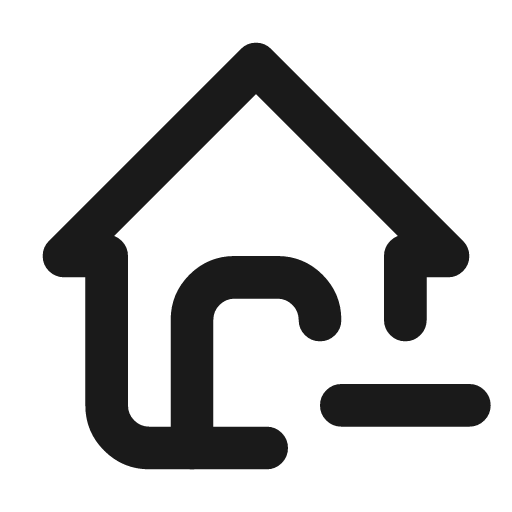 Home minus icon, line style, from Tabler Icons
