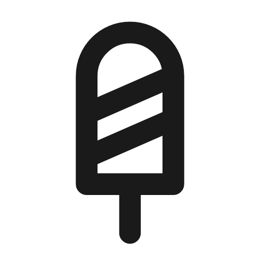 Ice cream icon, line style, from Tabler Icons