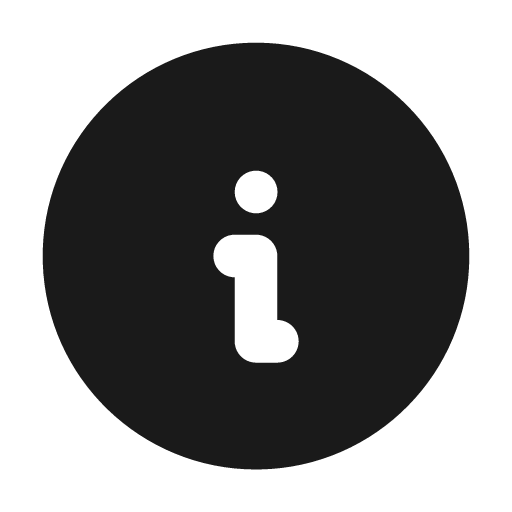 Info circle filled icon, filled style, from Tabler Icons
