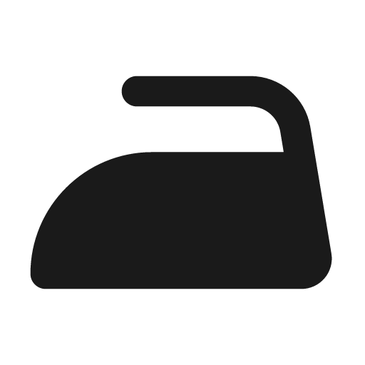 Ironing filled icon, filled style, from Tabler Icons