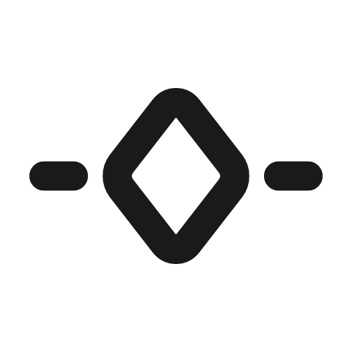 Keyframe align horizontal icon, line style, from Tabler Icons