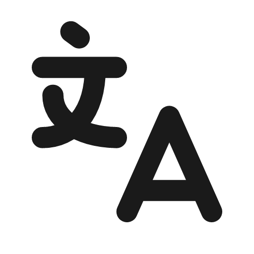 Language icon, line style, from Tabler Icons
