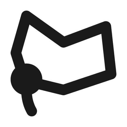 Lasso polygon filled icon, filled style, from Tabler Icons