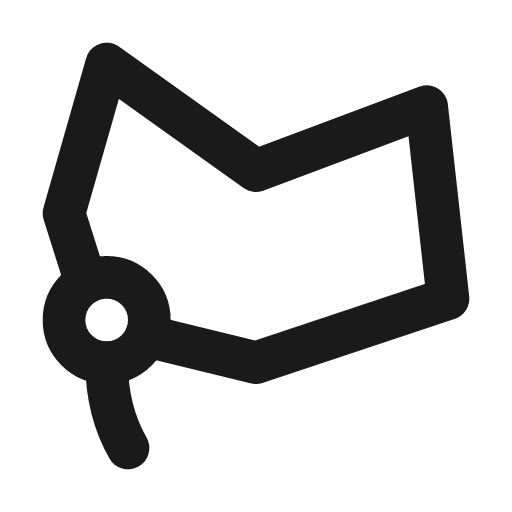 Lasso polygon icon, line style, from Tabler Icons