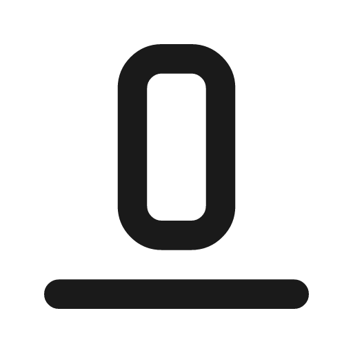 Layout align bottom icon, line style, from Tabler Icons