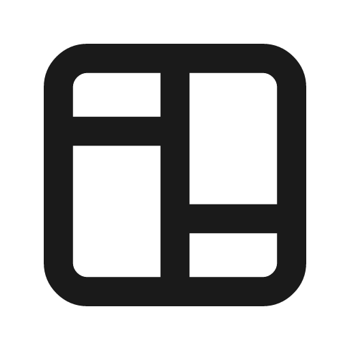 Layout board icon, line style, from Tabler Icons